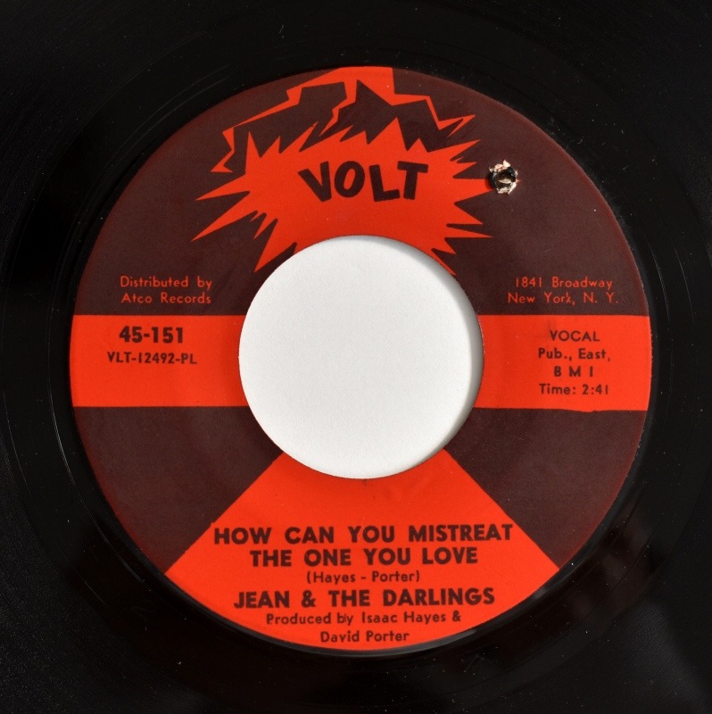 Jean & The Darlings How Can You Mistreat The One You Love / That Man