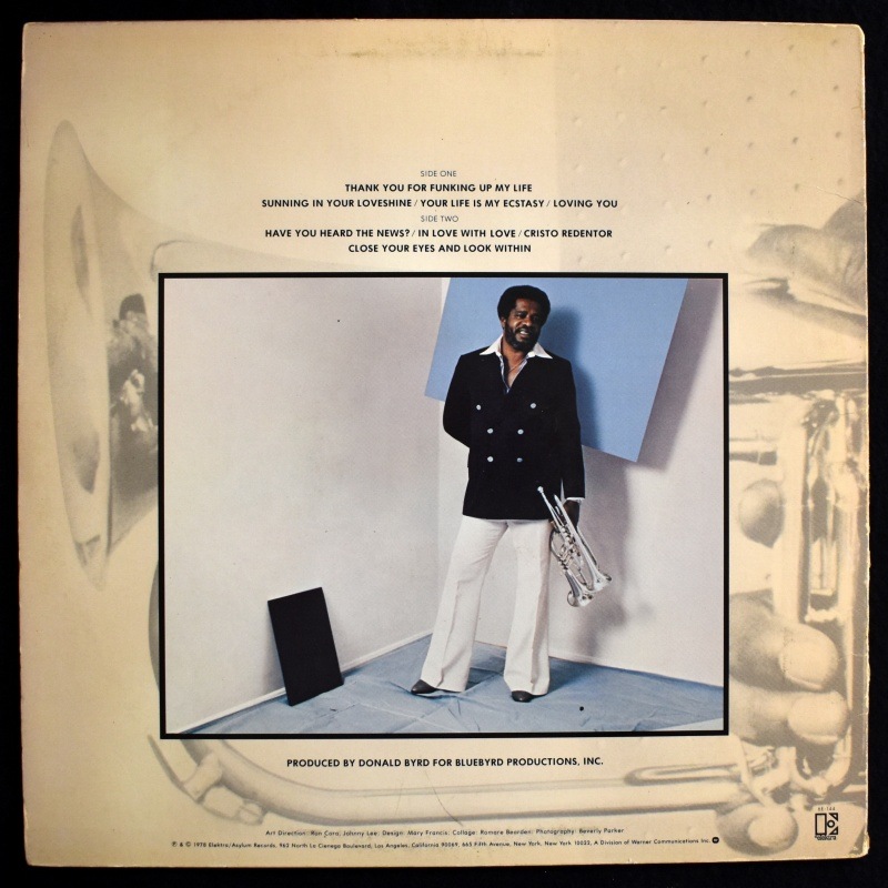 Donald Byrd - Thank You �� For F.U.M.L. (Funking Up My Life)           [LP]