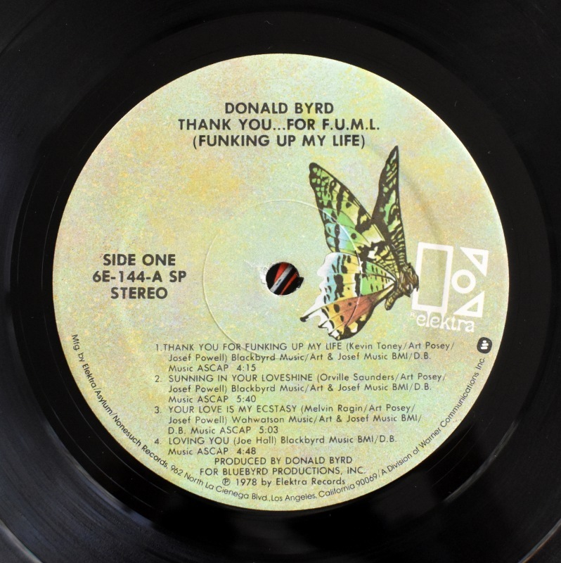 Donald Byrd - Thank You �� For F.U.M.L. (Funking Up My Life)           [LP]