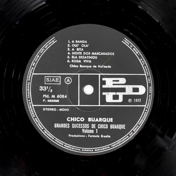 Chico Buarque - Grandes Sucessos De Chico Buarque Volume1