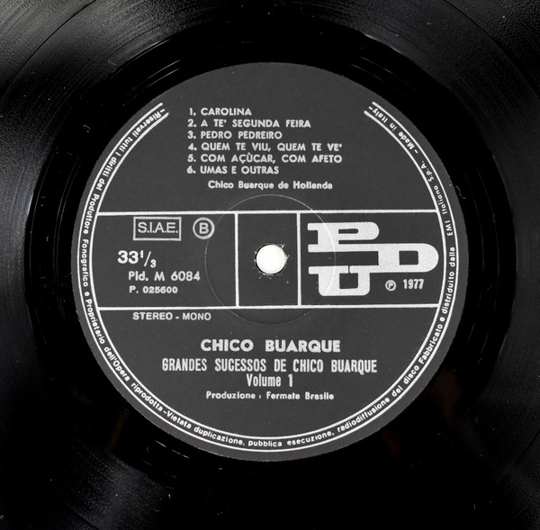 Chico Buarque - Grandes Sucessos De Chico Buarque Volume1