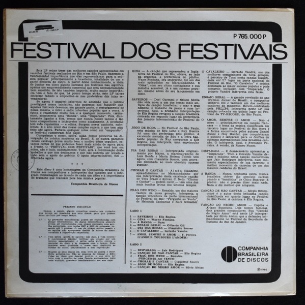 Various - Festival dos Festivais  [LP]