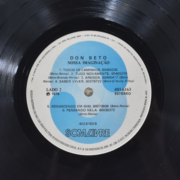 Don Beto - Nossa Imaginacao｜S.S.W / AOR｜Paddy Field Records 