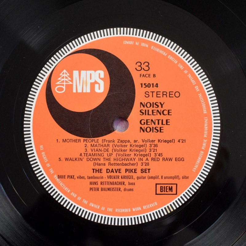 The Dave Pike Set - Noisy Silence - Gentle Noise      [LP]