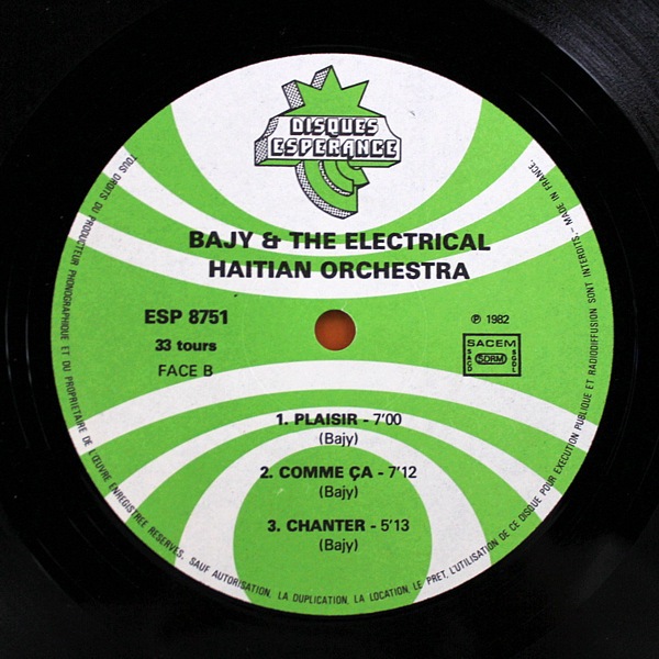 Bajy - The Electrical Haitian Orchestra - Bougie.｜全ての 