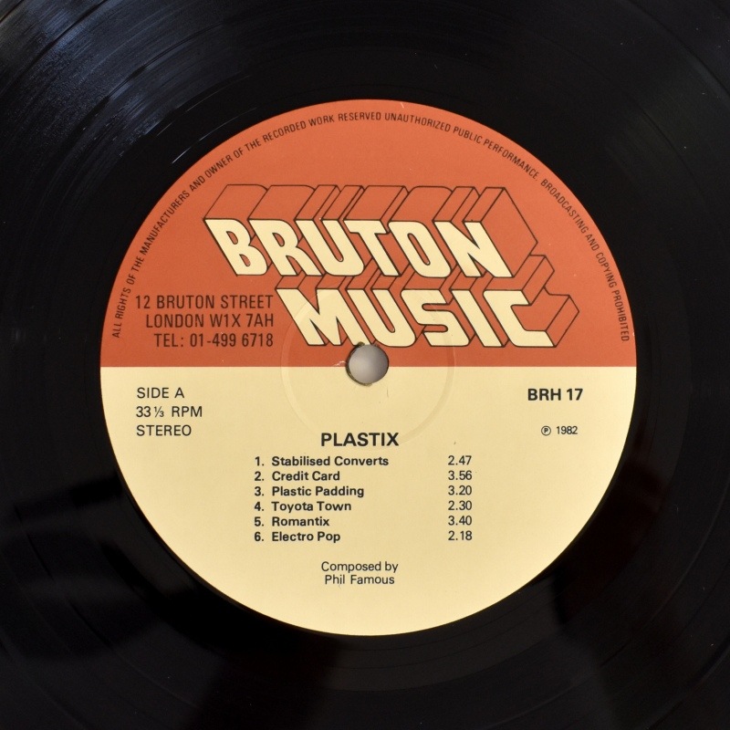 Phil Famous - Plastix   [LP]