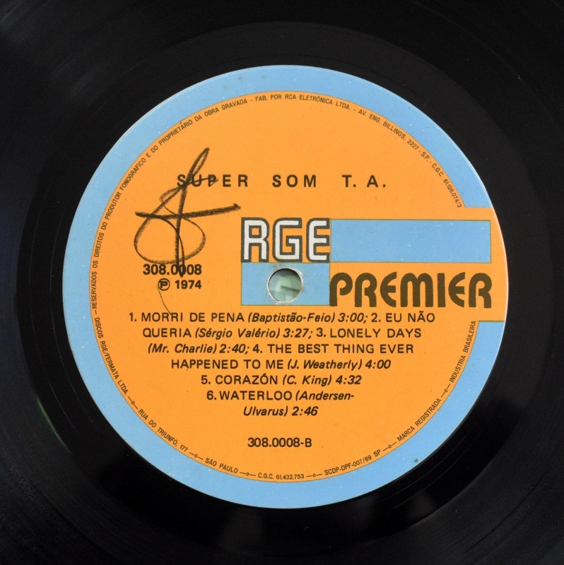 Super Som T.A. - Super Som T.A.    [LP]