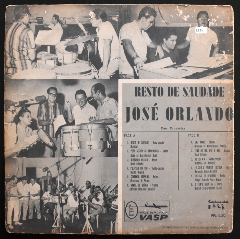 Jose Orlando - Resto de Saudade  [LP]