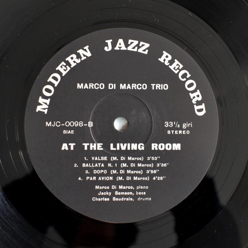 Marco Di Marco Trio - At The Living Room [LP]美品｜JAZZ,Modal 
