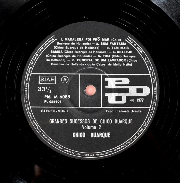 Chico Buarque - Grandes Sucessos de Chico Buarque - Volume 2