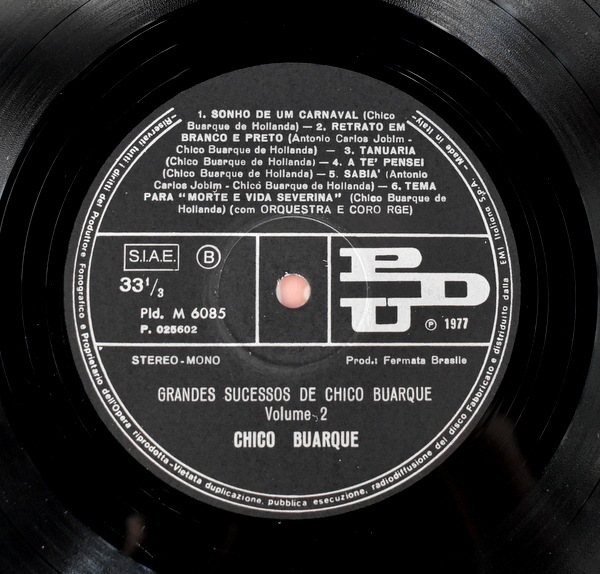 Chico Buarque - Grandes Sucessos de Chico Buarque - Volume 2