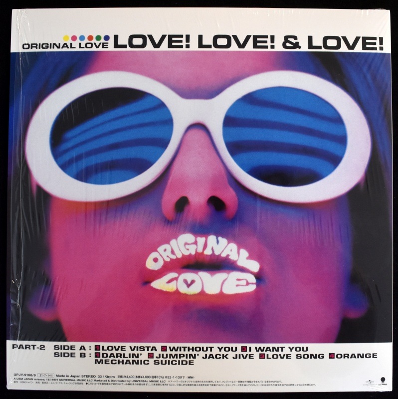 Original Love - Love! Love! & Love!����[2��LP]