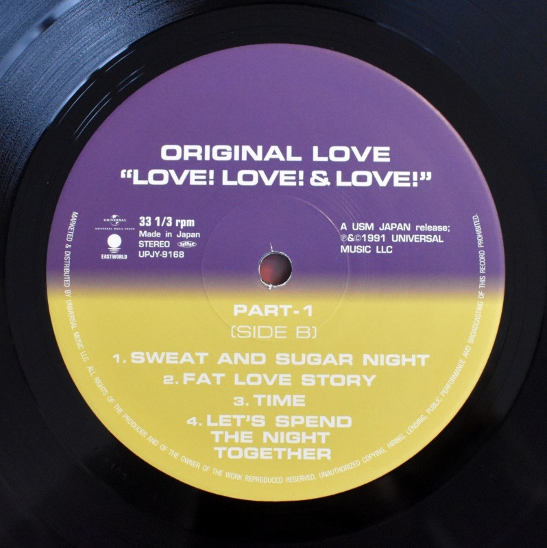 Original Love - Love! Love! & Love!����[2��LP]