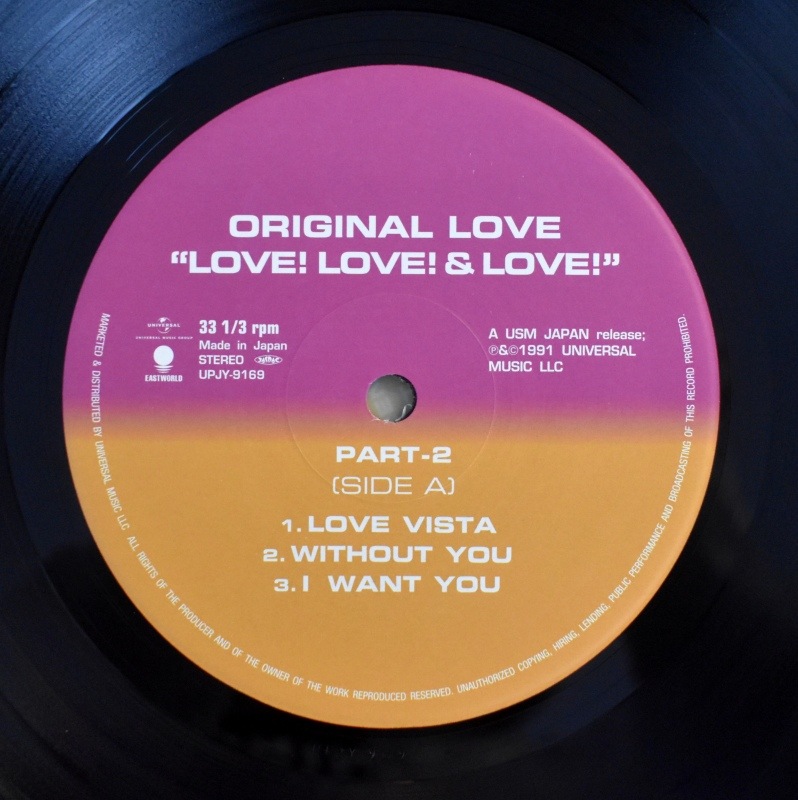 Original Love - Love! Love! & Love!����[2��LP]