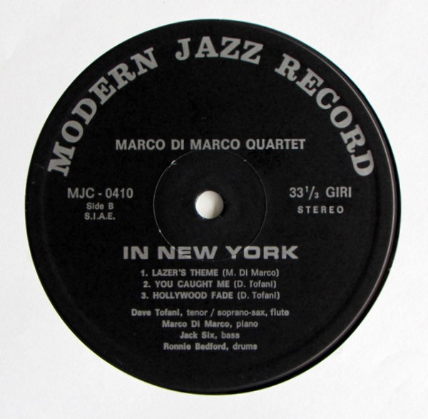 Marco Di Marco - Quartet In New York