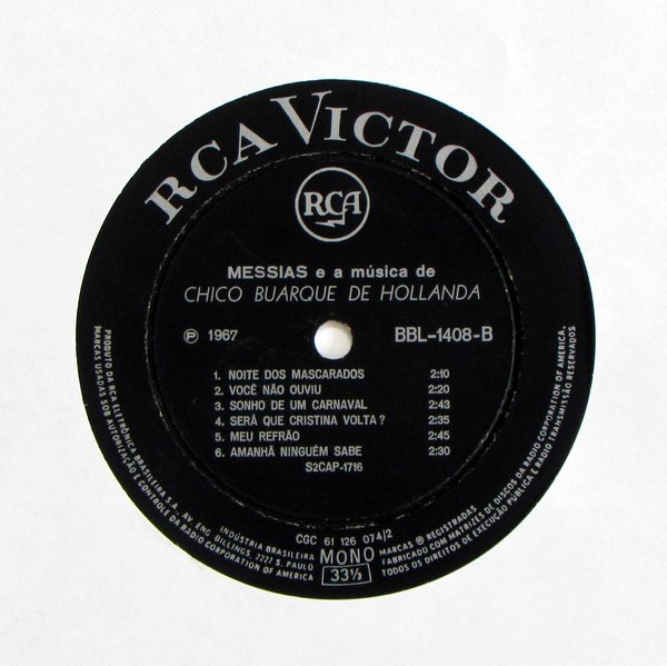 Chico Buarque - Messias E A Musica De Chico Buarque De Hollanda