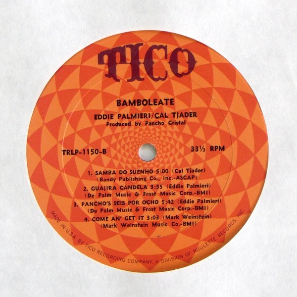 Eddie Palmieri Cal T'jader - Bamboleate