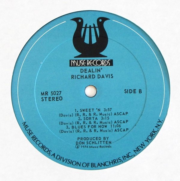 Richard Davis - Dealin'｜JAZZ｜Paddy Field Records｜中古アナログ