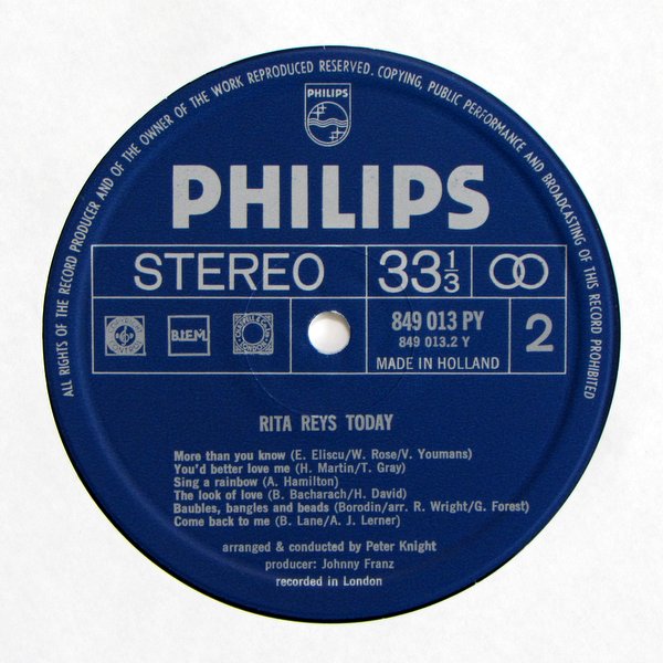 Rita Reys - Today (Recorded In London)