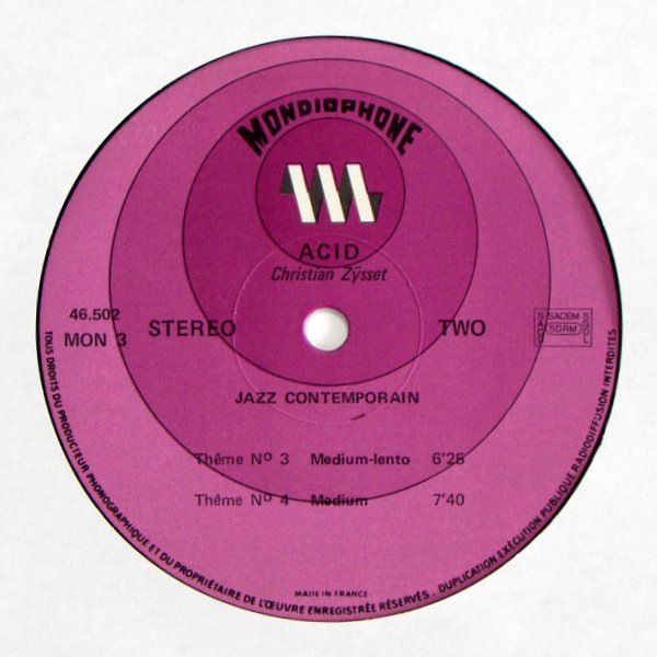 Christian Zysset - Acid