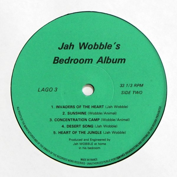 Jah Wobble - Jah Wobble's Bedroom Album
