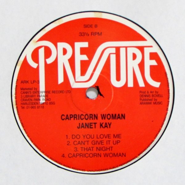 Janet Kay - Capricorn Woman|REGGAE|Paddy Field Records|中古 Janet Kay - Capricorn Woman|REGGAE|Paddy Field Records|中古