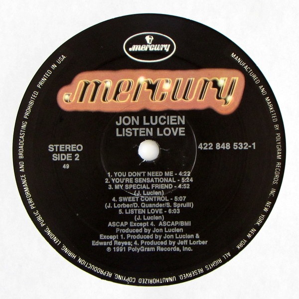 Jon Lucien - Listen Love