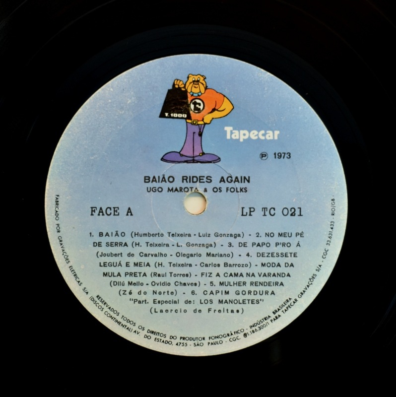 Ugo Marotta & Os Folks -  Baiao Rides Again   [LP]