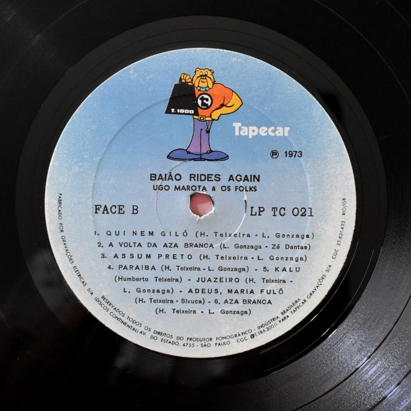 Ugo Marotta & Os Folks -  Baiao Rides Again   [LP]