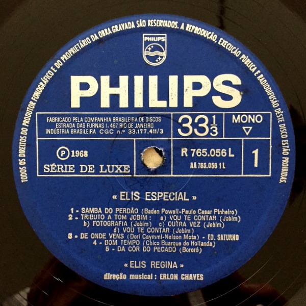 Elis Regina  ‎– Elis Especial  68ǯ���ꥸ�ʥ롡�����١����������ɹ���