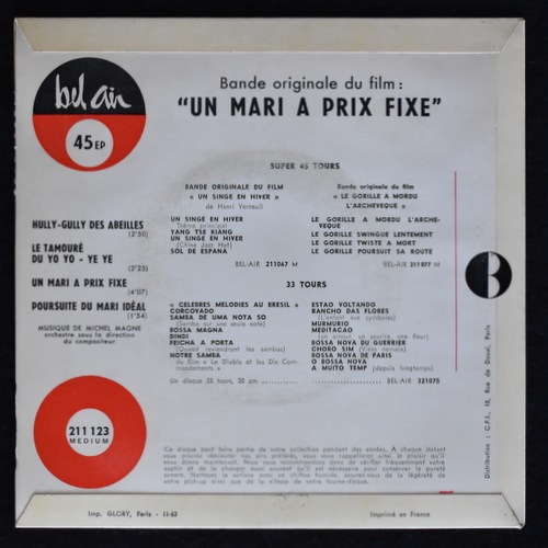 Michel Magne - Un Mari A Prix Fixe