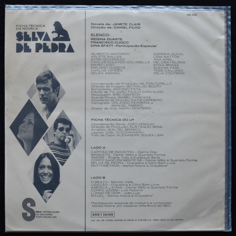 Various - Selva De Pedra (Trilha Sonora Original Da Novela)  [LP]