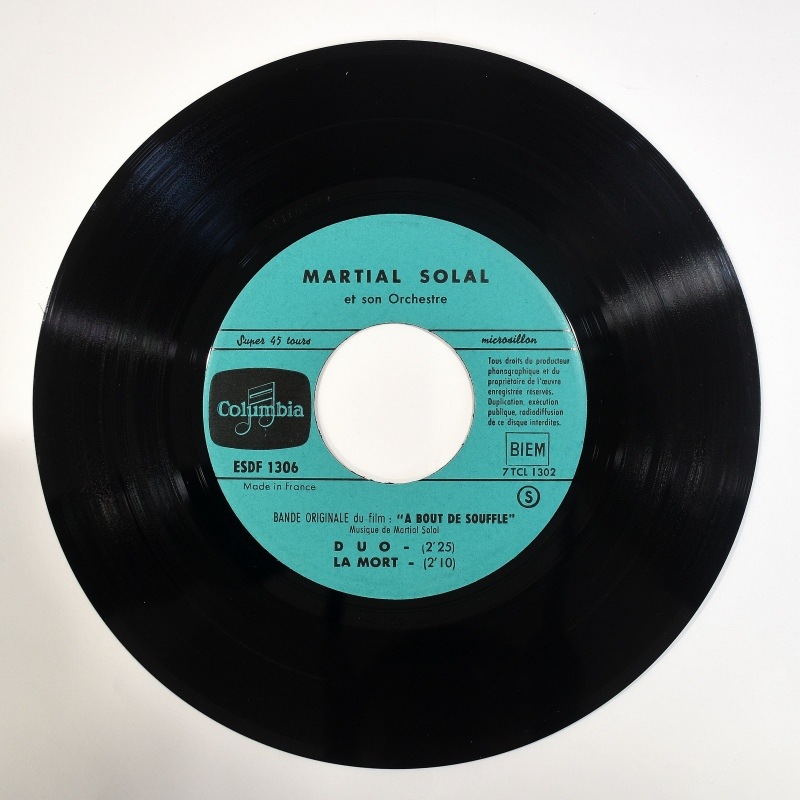 Martial Solal - A Bout De Souffle   [7inch 4 EP]