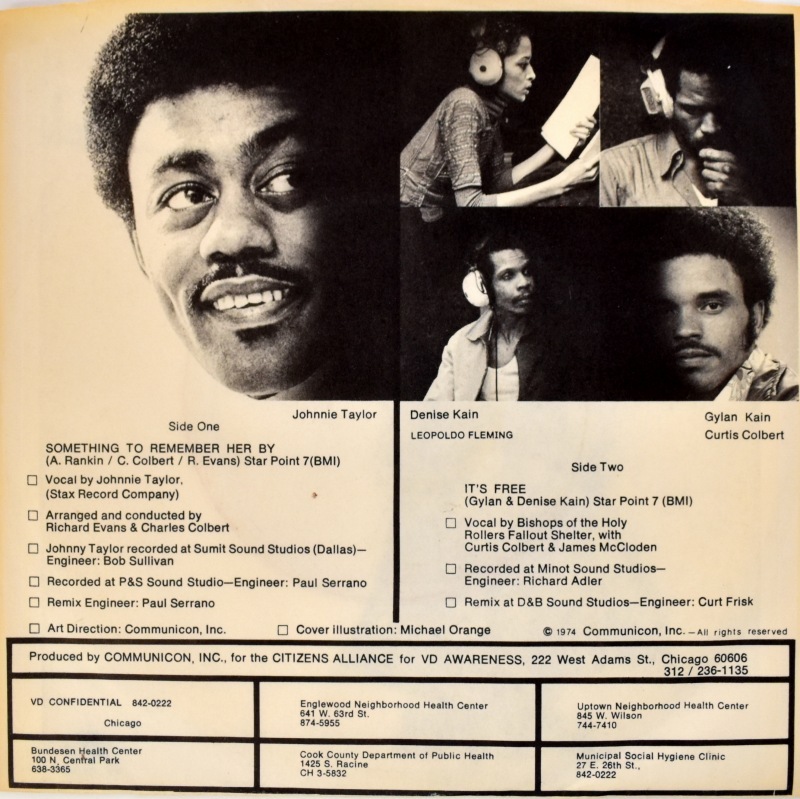 Bishops Of The Holy Rollers Fallout Shelter / Johnnie Taylor - It's Free / Something To Remember Her By  [7inch] Promo