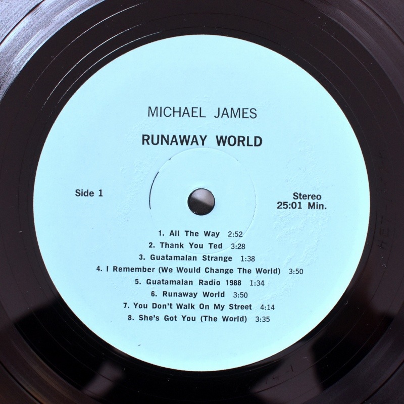 Michael James - Runaway World     [LP]