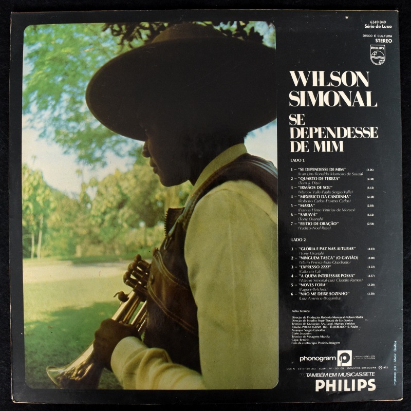 Wilson Simonal - Se Dependesse De Mim [LP]｜全てのカテゴリー｜Paddy Field Records ...