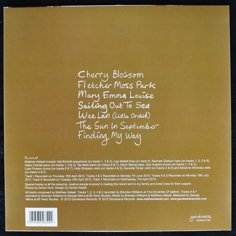 Matthew Halsall - Fletcher Moss Park  [LP]2015ǯʥ1st