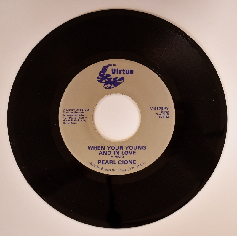 Pearl Cione - When Your Young And In Love / Don't Take Your Love Away   [7inch]