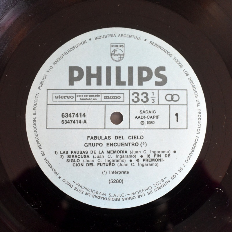 Grupo Encuentro - Fabulas Del Cielo     [LP]