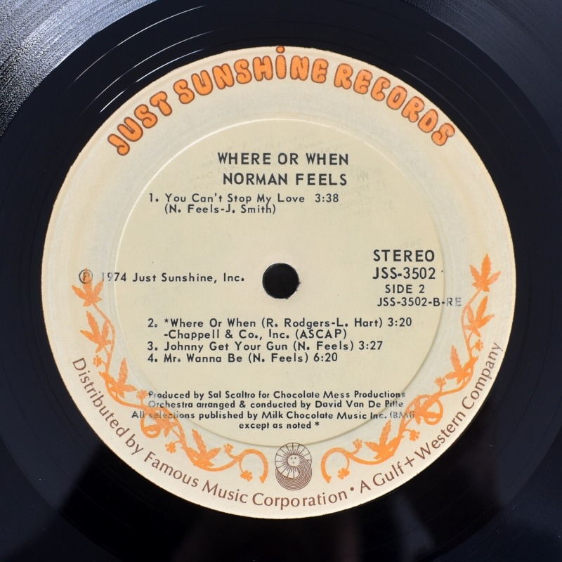 Norman Feels - Where Or When    [LP]