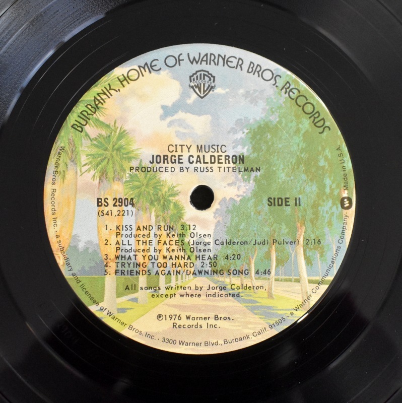 Jorge Calder?n - City Music    [LP] ������ե�SSW /��AOR̾�ס�