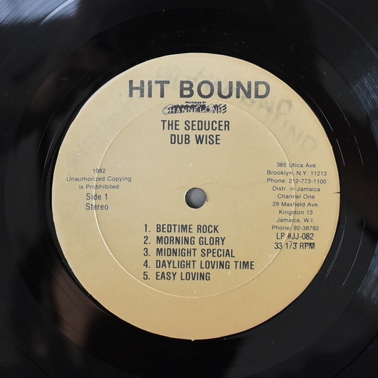 The Seducer Dub Wise Hit Bound レゲエダブLP Scientist - The Seducer Dub Wise [LP］｜REGGAE,DUB｜Paddy Field