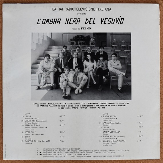 Tony Esposito - L' Ombra Nera Del Vesuvio [LP]