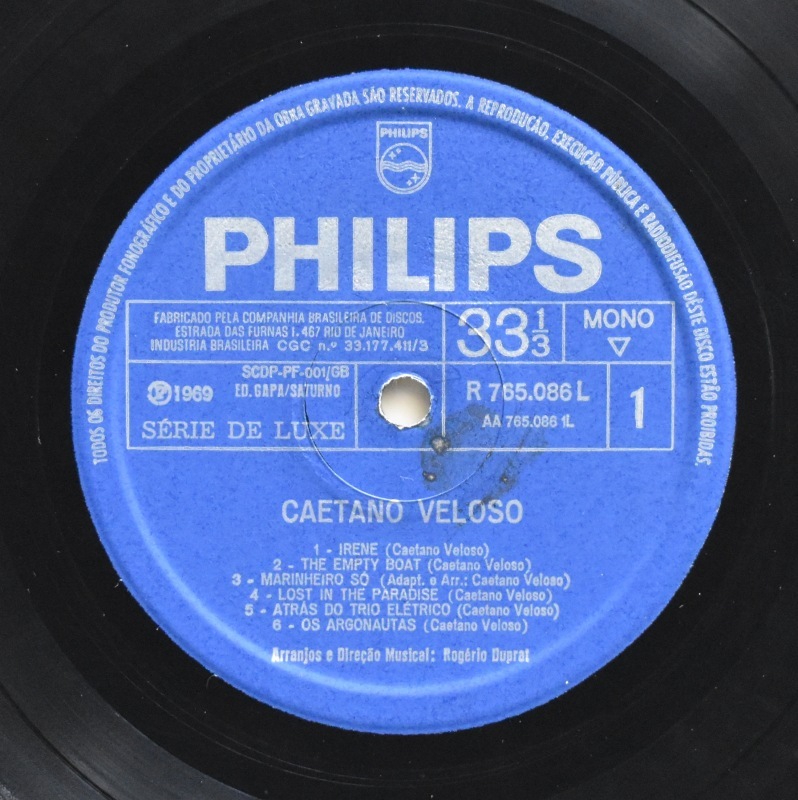 Caetano Veloso - Caetano Veloso  [LP]