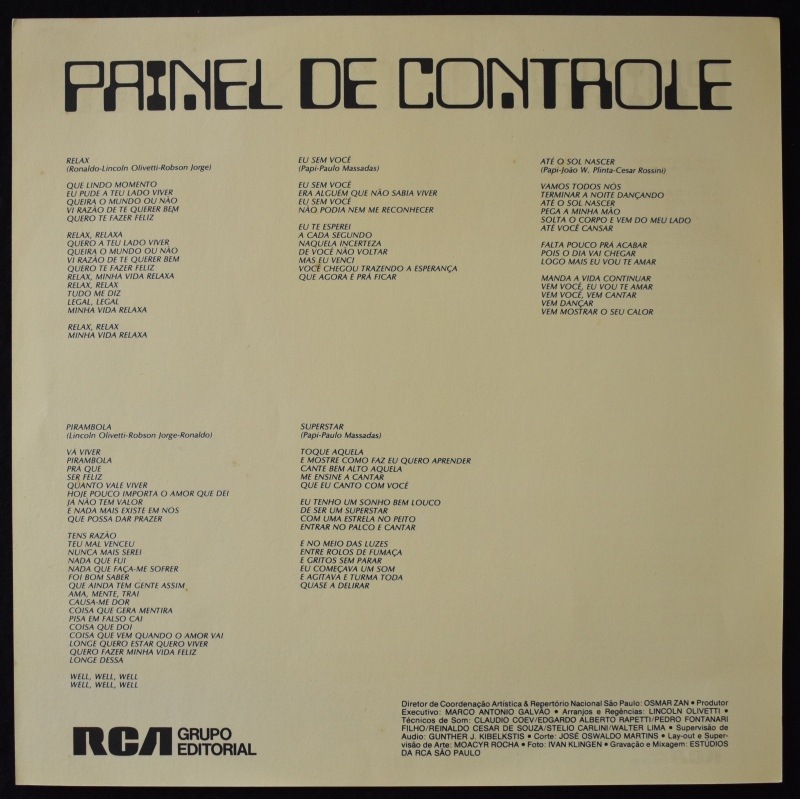 Painel De Controle - Chama A Turma Toda    [LP]