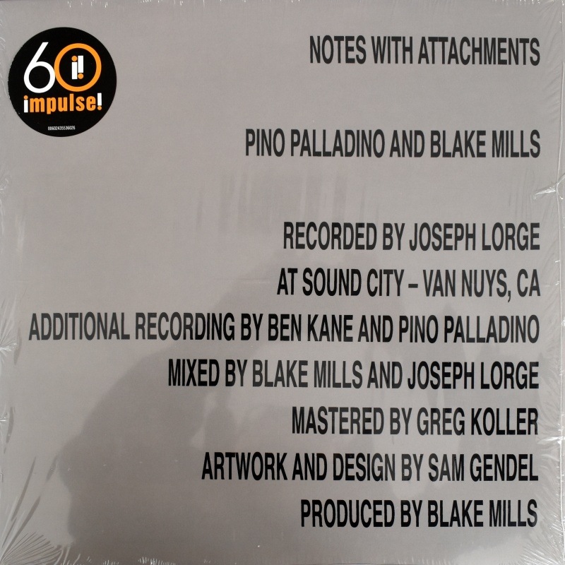 Pino Palladino And Blake Mills - Notes With Attachments       [LP]