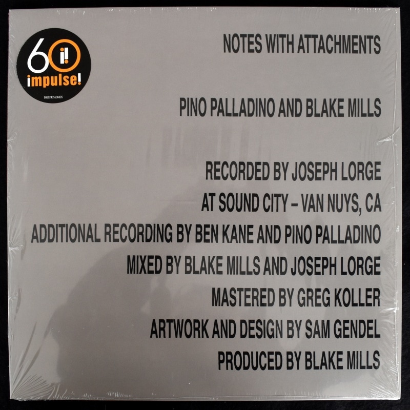 Pino Palladino And Blake Mills - Notes With Attachments       [LP]