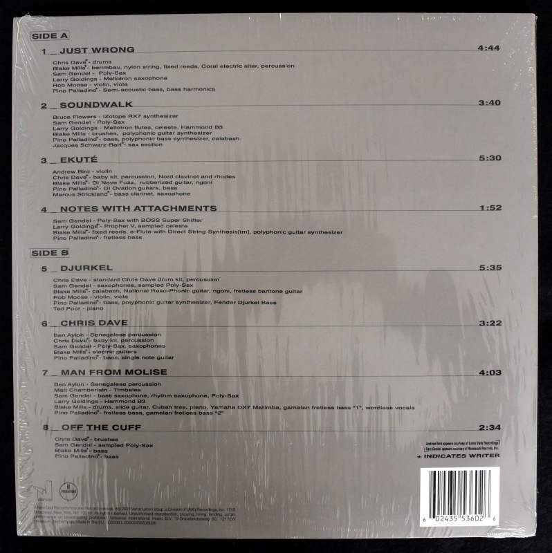 Pino Palladino And Blake Mills - Notes With Attachments       [LP]