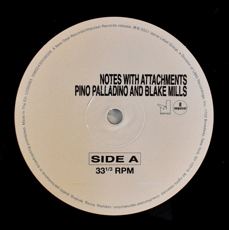 Pino Palladino And Blake Mills - Notes With Attachments       [LP]