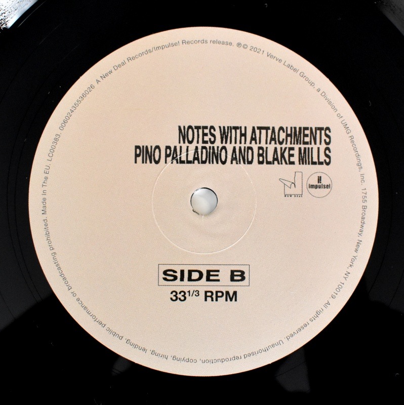 Pino Palladino And Blake Mills - Notes With Attachments       [LP]